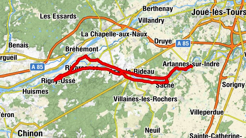 Artannes-sur-Indre - Maltache - Église Notre-Dame - Le Bourg