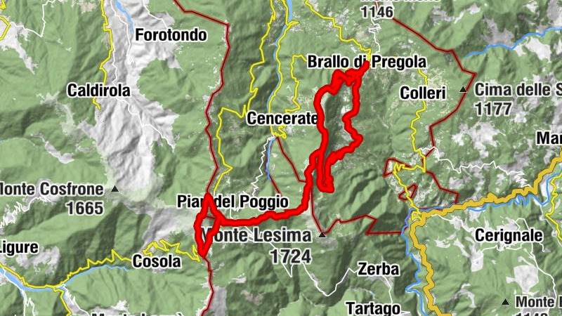 Brallo di Pregola - Monte Chiappo - Rifugio Monte Chiappo