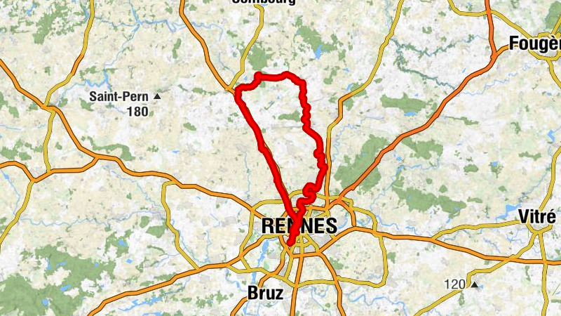 La Courrouze - Chapelle Saint-François-d'Assise - Église Notre-Dame-de-l'Assomption - Église Saint-Étienne