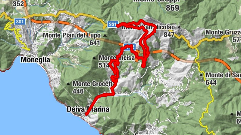 Deiva Marina - Colle - Trattoria Marchi da u Bacin