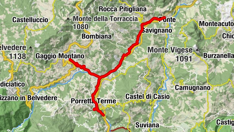 Gaggio Montano - Santa Maria Maddalena - Chiesa di San Bartolomeo - Castel di Casio