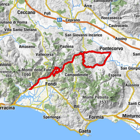 Monte San Biagio-Terracina Mare - Il Mulino - Madonna degli Angeli - Fondi