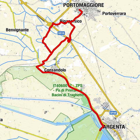 Portomaggiore - Ripapersico - Argenta