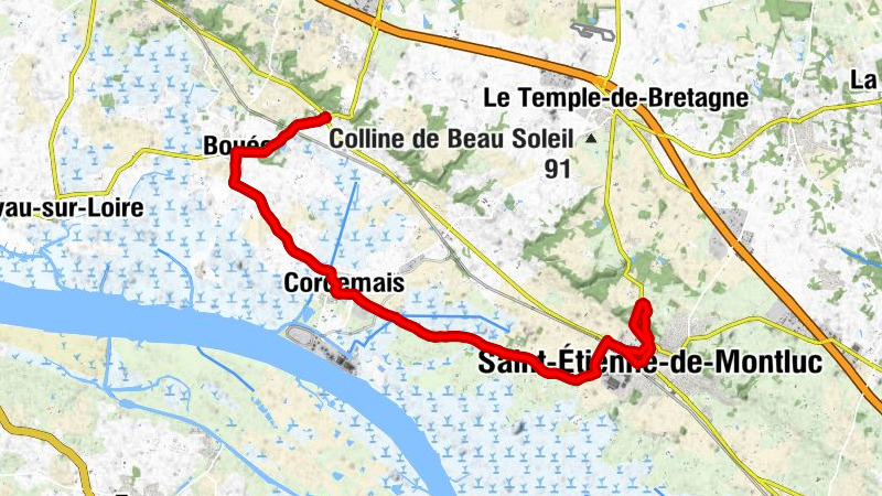 La Musse - Église de l'Immaculée-Conception - Saint-Étienne-de-Montluc - Église Saint-Jean-Baptiste