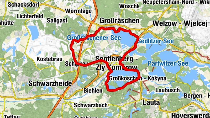 Niemtsch - Nimješk - Einkehr "Am alten Wehr" - Evangelische Kirche Großkoschen - Großkoschen