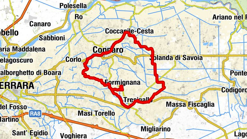 Copparo - Primicello - Chiesa di San Michele Arcangelo - Chiesa di San Vincenzo Martire