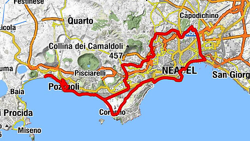 Arco Felice - Chiesa della Santa Croce - Chiesa di San Pasquale Baylon - Santa Maria dell'Arco a Campegna