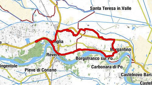 Serravalle a Po - Ostiglia - Melara - Marchese