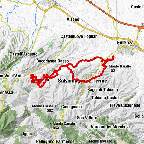 Fidenza - Ponte Ghiara - Chiesa di San Vitale - Salsomaggiore Terme