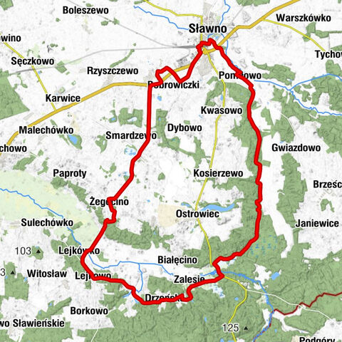 Kościół pw. Świętego Antoniego - Pomiłowo - Ugacie - Sławno