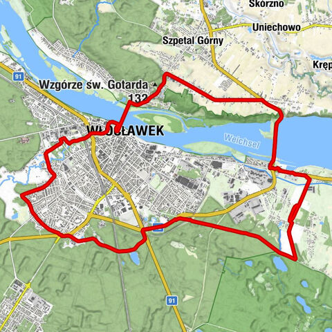 Włocławek - Kościół Narodzenia Najświętszej Marii Panny i św. Jana Apostoła i Ewangelisty - Szpetal Górny