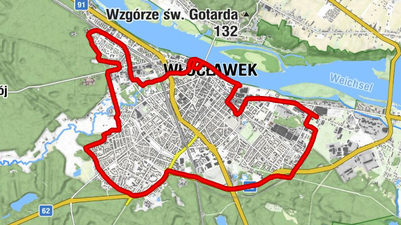 Wschód Przemysłowy - Przylesie - Włocławek - Celuloza