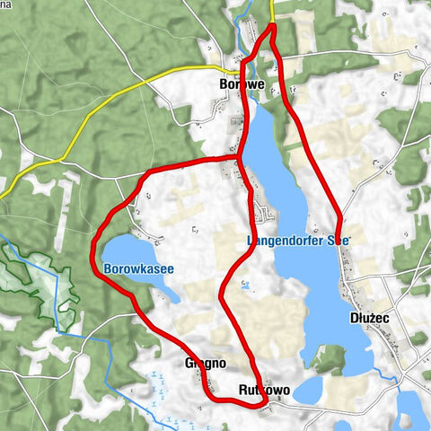 Pod Obłoczkiem - Borowe - Rutkowo - Głogno