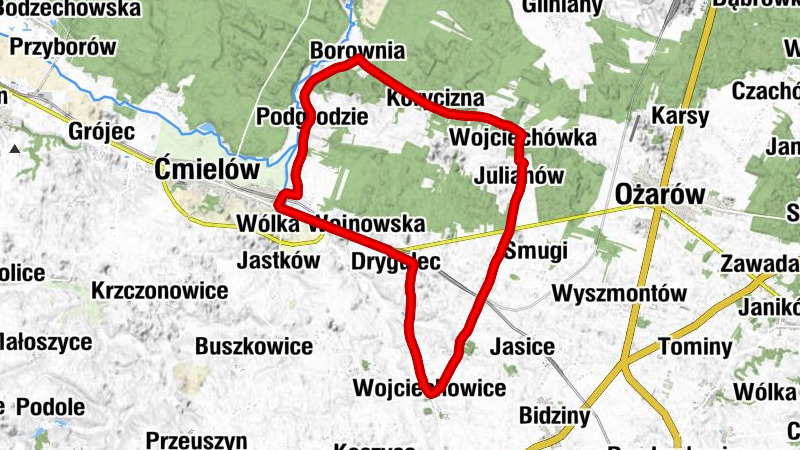 Wojciechowice Poduchowne - Kościół pw. Świętego Wojciecha Biskupa i Męczennika - Zacisze - Wojciechowice