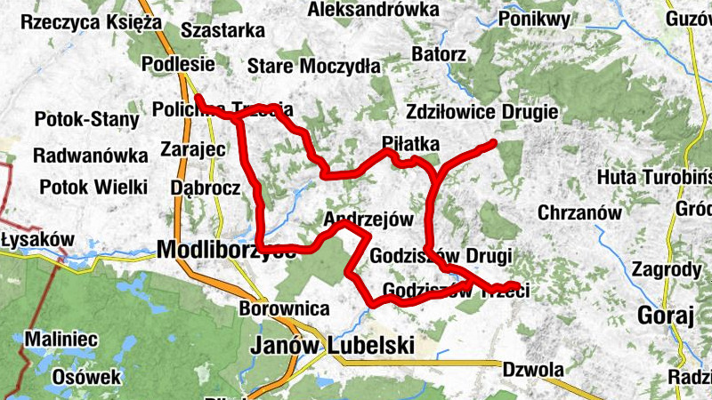 Polichna Pierwsza - Polichna Druga - Kościół pw. Świętego Jana Marii Vianneya w Polichnie - Kaplica pw. Nawiedzenia NMP