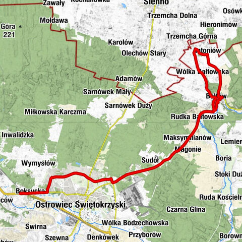 Boksycka - Kościół pw. Chrystusa Nauczyciela - Kościół pw. Matki Bożej Bolesnej - Kaplica cmentarna