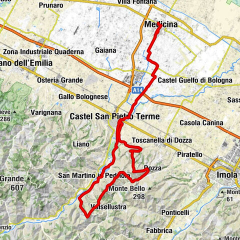 A La Romana - Santuario del Crocifisso - La Collina - Monte dei Mercati