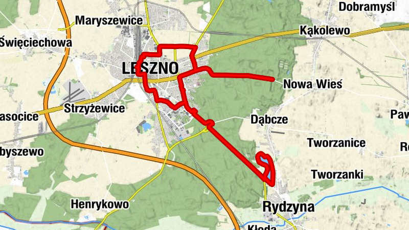 Leszno - Osiedle Rejtana - Osiedle Zamenhofa