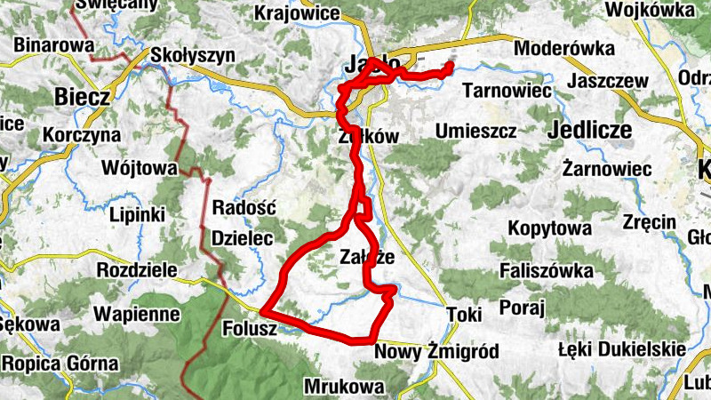 Jasło - Kościół pw. Matki Bożej Królowej Świata - Bazylika Matki Bożej Płaczącej z La Salette - Kościół pw. Jana Chrzciciela
