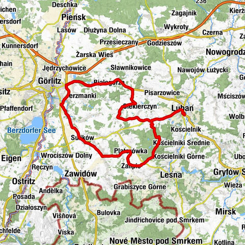 Lubań Śląski - Kościół Ewangelicki Marii Panny w Lubaniu - Kościół pw. Podwyższenia Krzyża Świętego - Góra Zamkowa