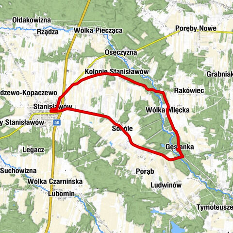 Stanisławów - Sokóle - Gęsianka