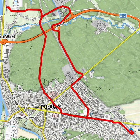 Puławy - Kolejowa - Smazalnia ryb