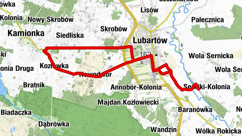 Serniki - Łucka-Kolonia - Lubartów - Kaplica w Nowodworze