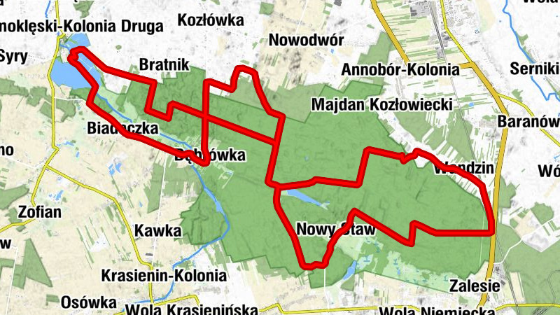 Wandzin - Wielocha - Babiwoda