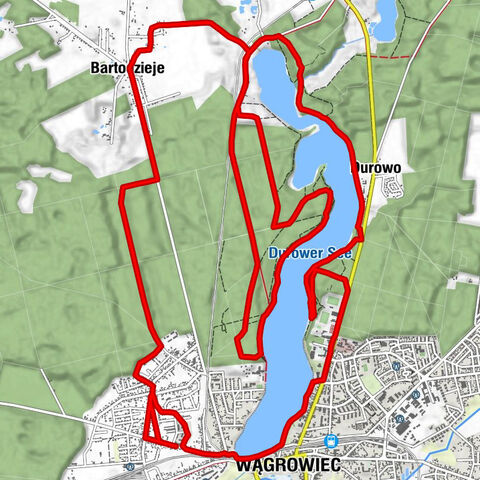 Wągrowiec - Bartodzieje - Durowo - Wągrowiec-Osada