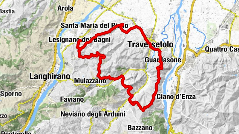 Lesignano de' Bagni - La Guardiola - Monte Bellaria - Monte Fornello