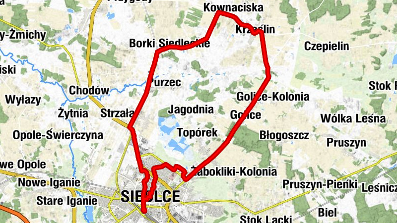 Siedlce - Kaplica pw. Świętego Maksymiliana Kolbego - Kościół pod wezwaniem Świętego Mikołaja biskupa  w Krześlinie - Kościół pw. Świętego Józefa