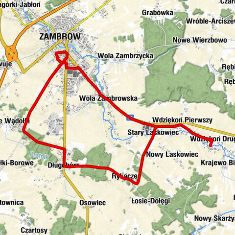 Wdziękoń Drugi - Wdziękoń Pierwszy - Kaplica klasztorna - Zambrów