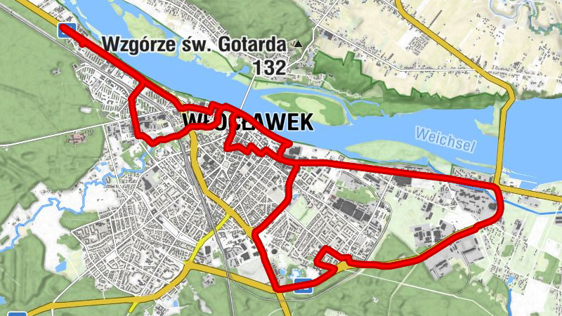 Garage Hotel - Kościół św. Witalisa - Zapiecek - Włocławek