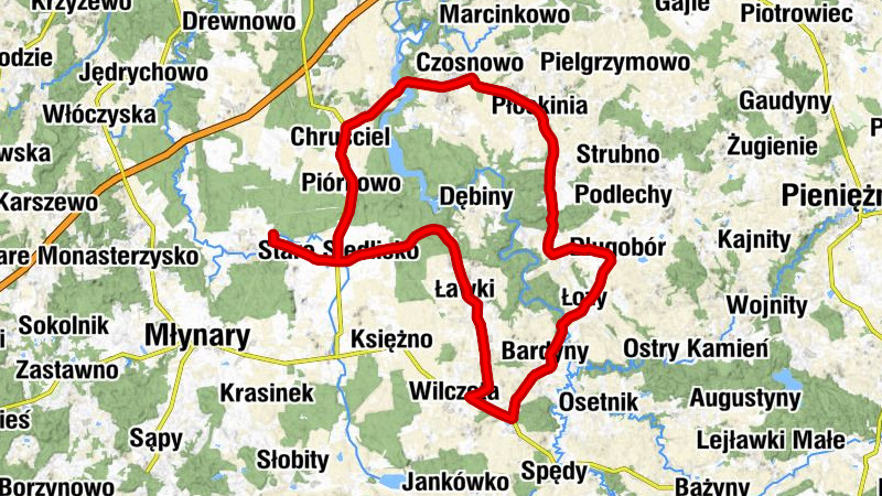 powiat braniewski - Stare Siedlisko - Zaporowo - Kościół pw. Przenajświętszej Trójcy
