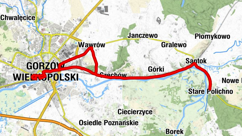 Gorzów Wielkopolski - Kościół pw. św. Antoniego Padewskiego i św. Stanisława Kostki - Kościół pw. Podwyższenia Krzyża Świętego - Kościół pw. św. Antoniego