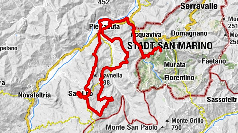 Cà Ventura - Pieve di Santa Maria Assunta - San Leo - Santa Mustiola