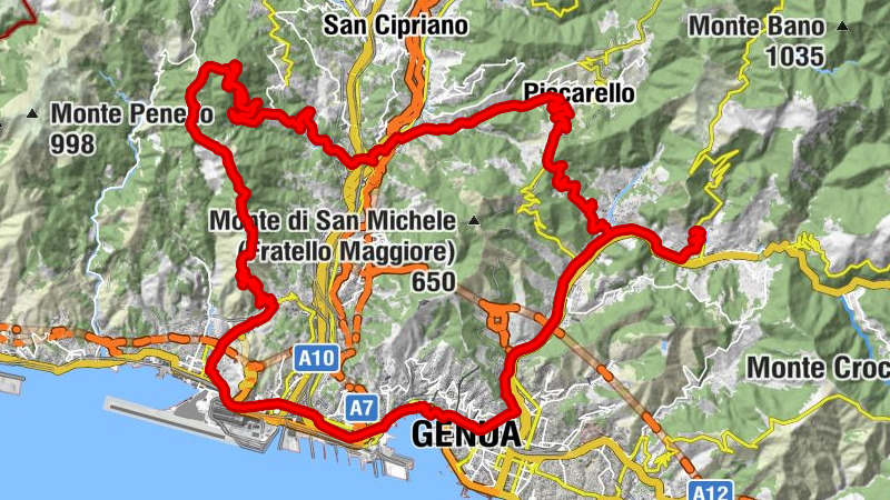 San Siro - Bric dei Corvi Nord - Bric dell'Omo - Monte Figogna