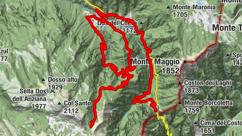Chiesa degli Alpini - Malga Borcola - Incapo - Campi