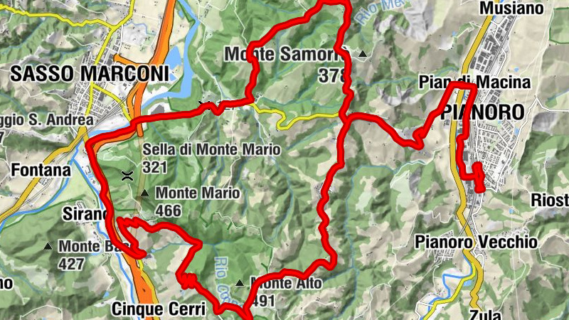 Pianoro - Pieve di Sant'Ansano - Sasso Marconi
