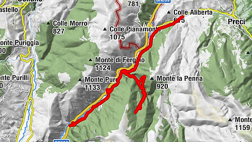 Preci-Cascata del Cognunto-Terme di Triponzo
