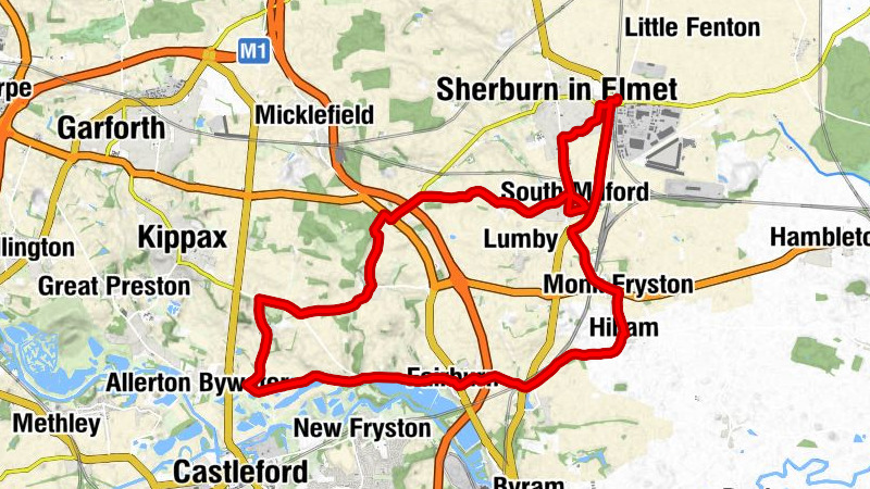 Sherburn-in-Elmet - South Milford - St Wilfrid's - Castleford