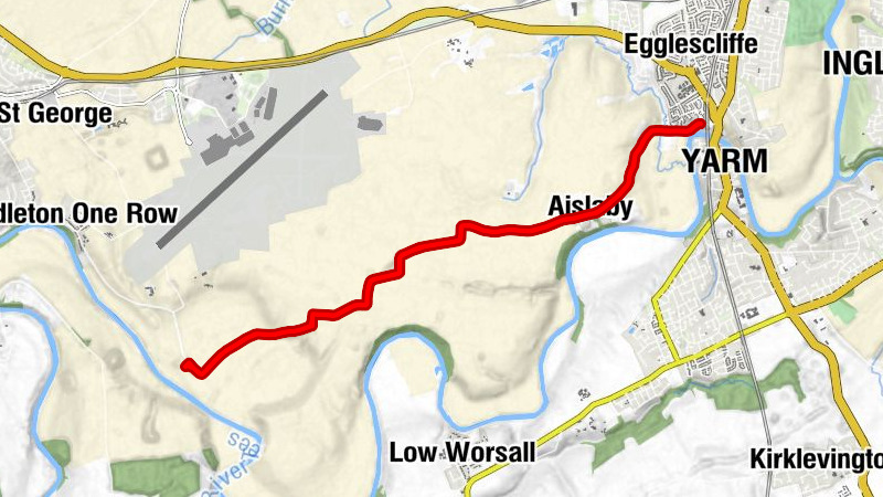 Aislaby - Yarm - Stockton-on-Tees - Middlesbrough