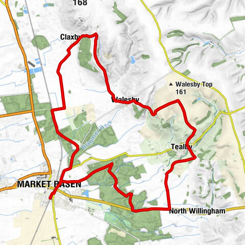 Market Rasen - All Saints - All Saints (Ramblers) Church - St Peter, Normanby le Wold