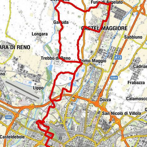 Funo Centergross - I laghetti del Rosario - Chiesa di San Giuseppe Cottolengo - Oratorio di Santa Maria Immacolata