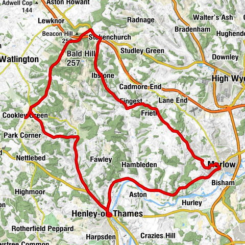 Cookley Green - St Peter & St Paul - Christ Church - Bald Hill