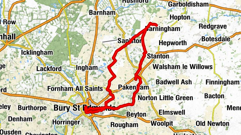 Coney Weston - Theobalds Restaurant - Ixworth Methodist Church - St Mary