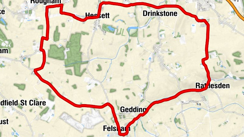 Felsham - Rattlesden Chapel - Bradfield And Rougham Baptist Church - St Peter