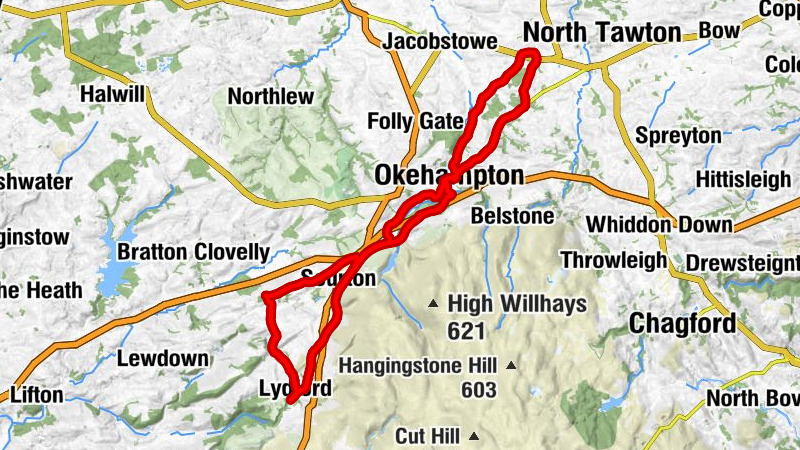 Sampford Courtenay - Gospel Hall - Okehampton Baptist Chapel - St Petroc's Church