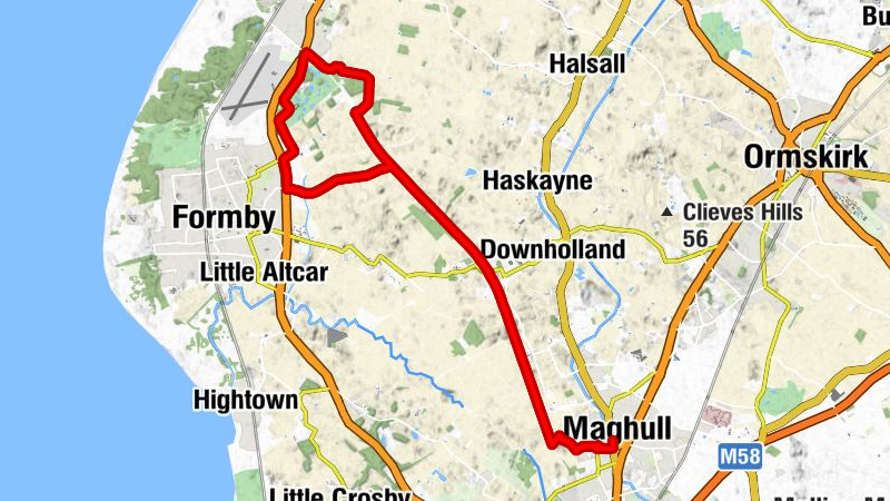 Maghull - Bootle - Southport - Formby