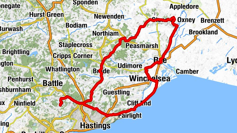 Crowhurst - Blackhorse Hill - St. John the Baptist - Christ Church, Ore